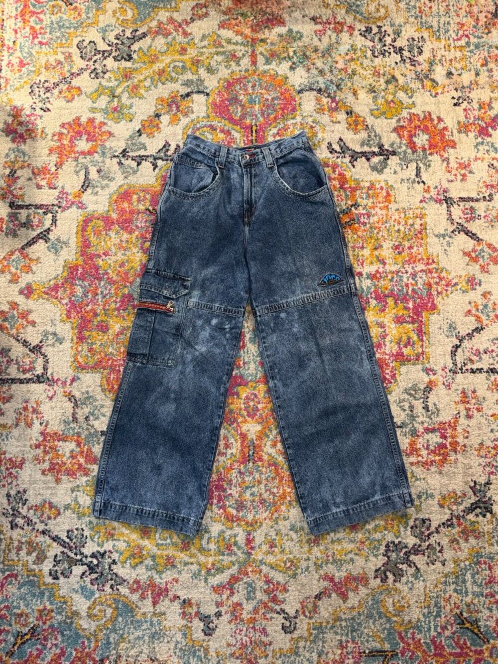 Vintage JNCO Cargo Jeans- Y2K/90s Baggy Wide Leg